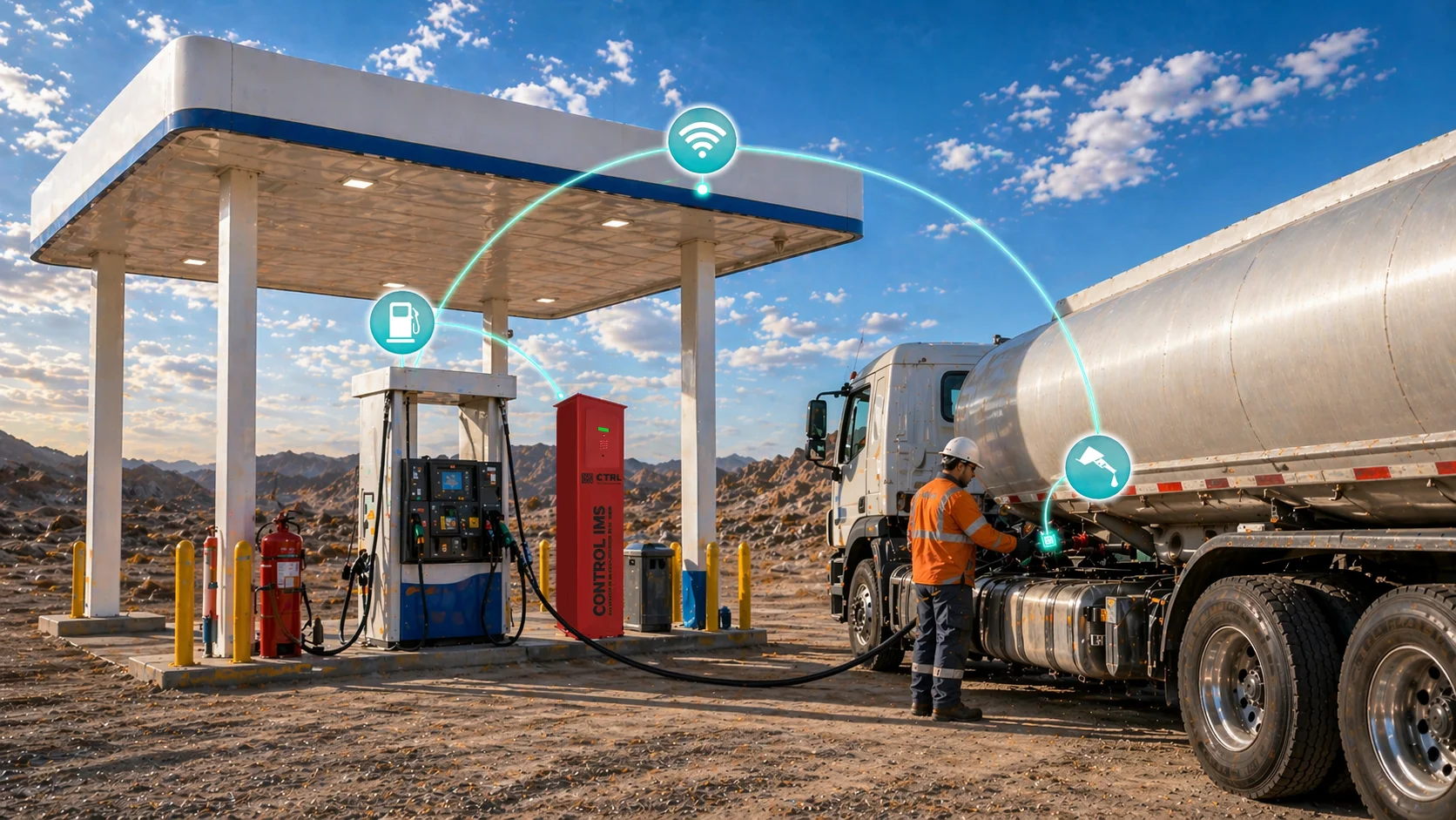 Fuel Controllers for Tanks & Fuel Stations | Control IMS